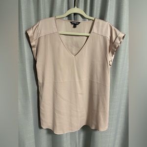 Express Blush Pink Silky Top